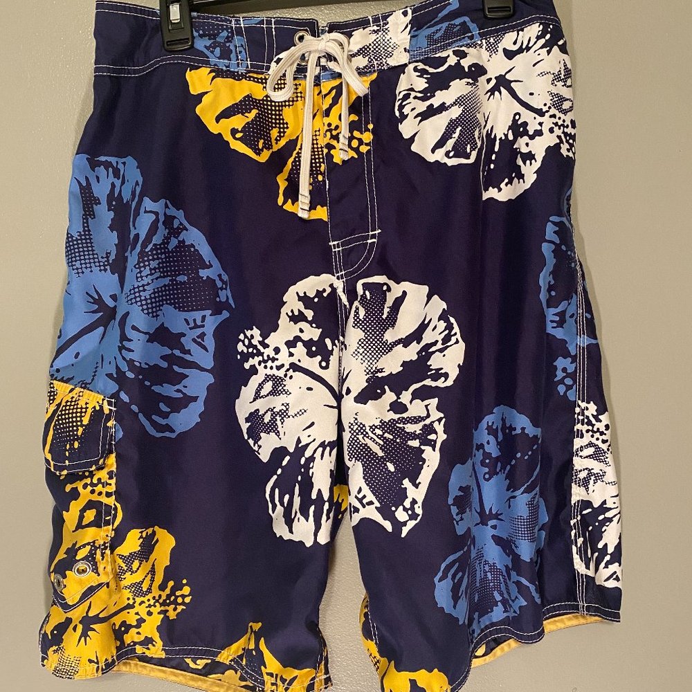 American Eagle Board Shorts, Navy Blue, 33